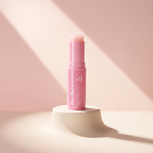 danchel Pink Collagen Glow Balm Stick – pink twist-up balm stick